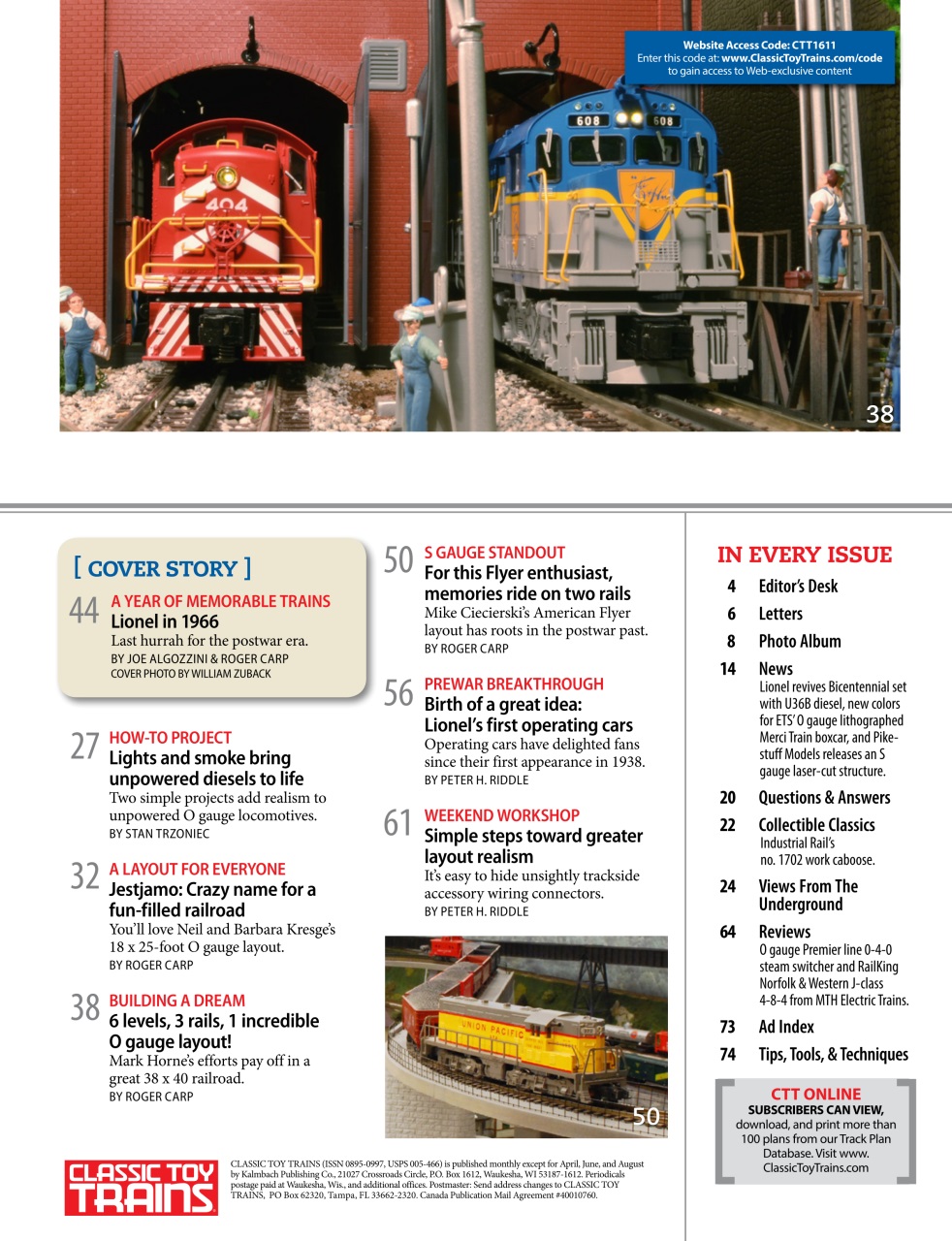 Classic Toy Trains Preview Pages