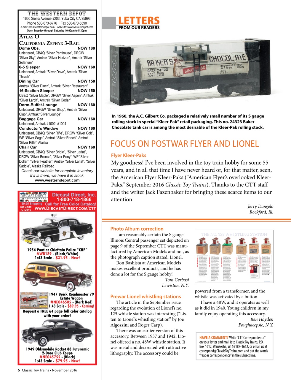 Classic Toy Trains Preview Pages