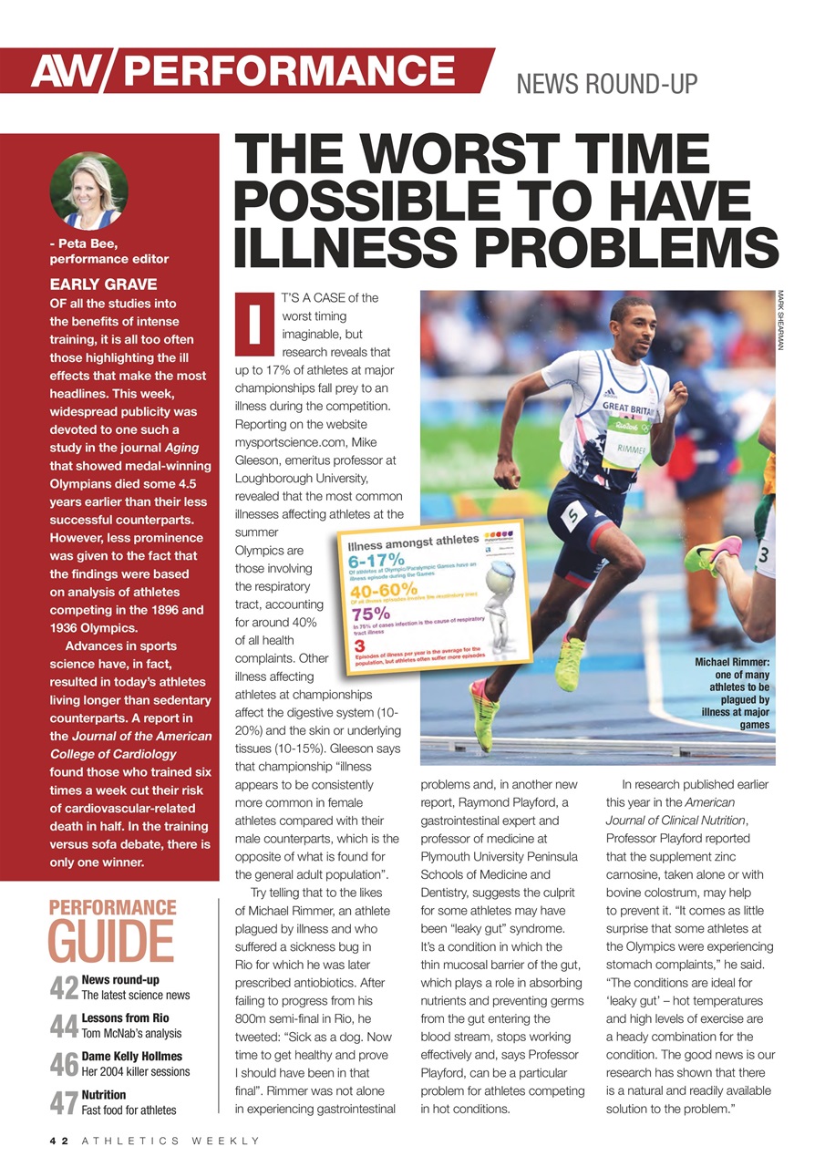 AW – Athletics Weekly Magazine Preview Pages