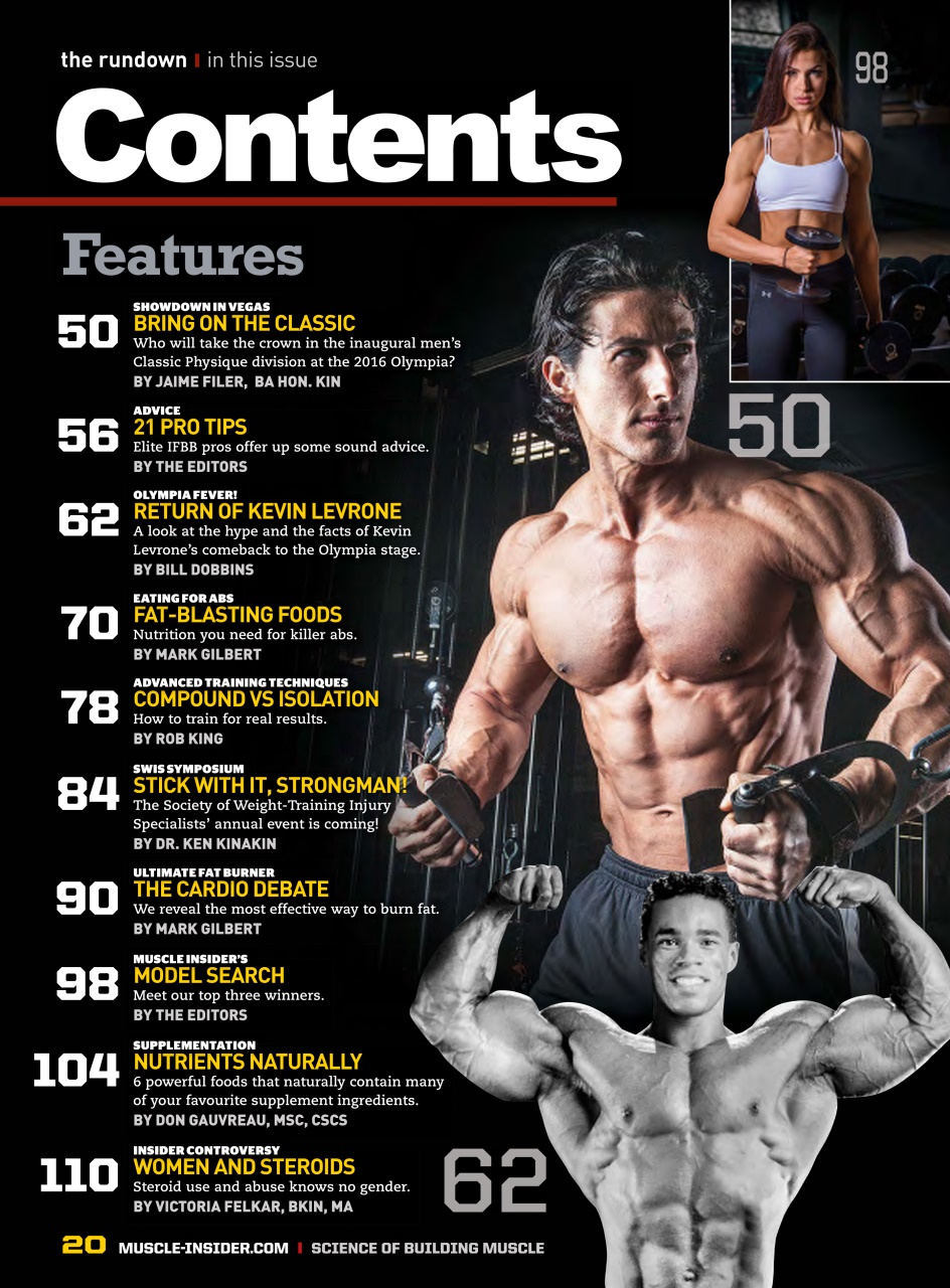 Muscle Insider Magazine Preview Pages