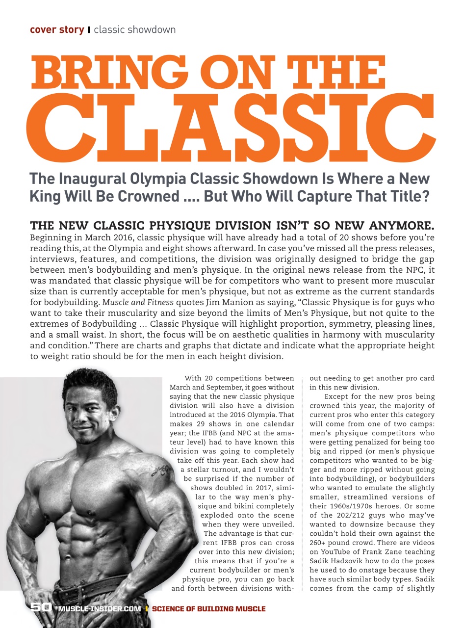 Muscle Insider Magazine Preview Pages
