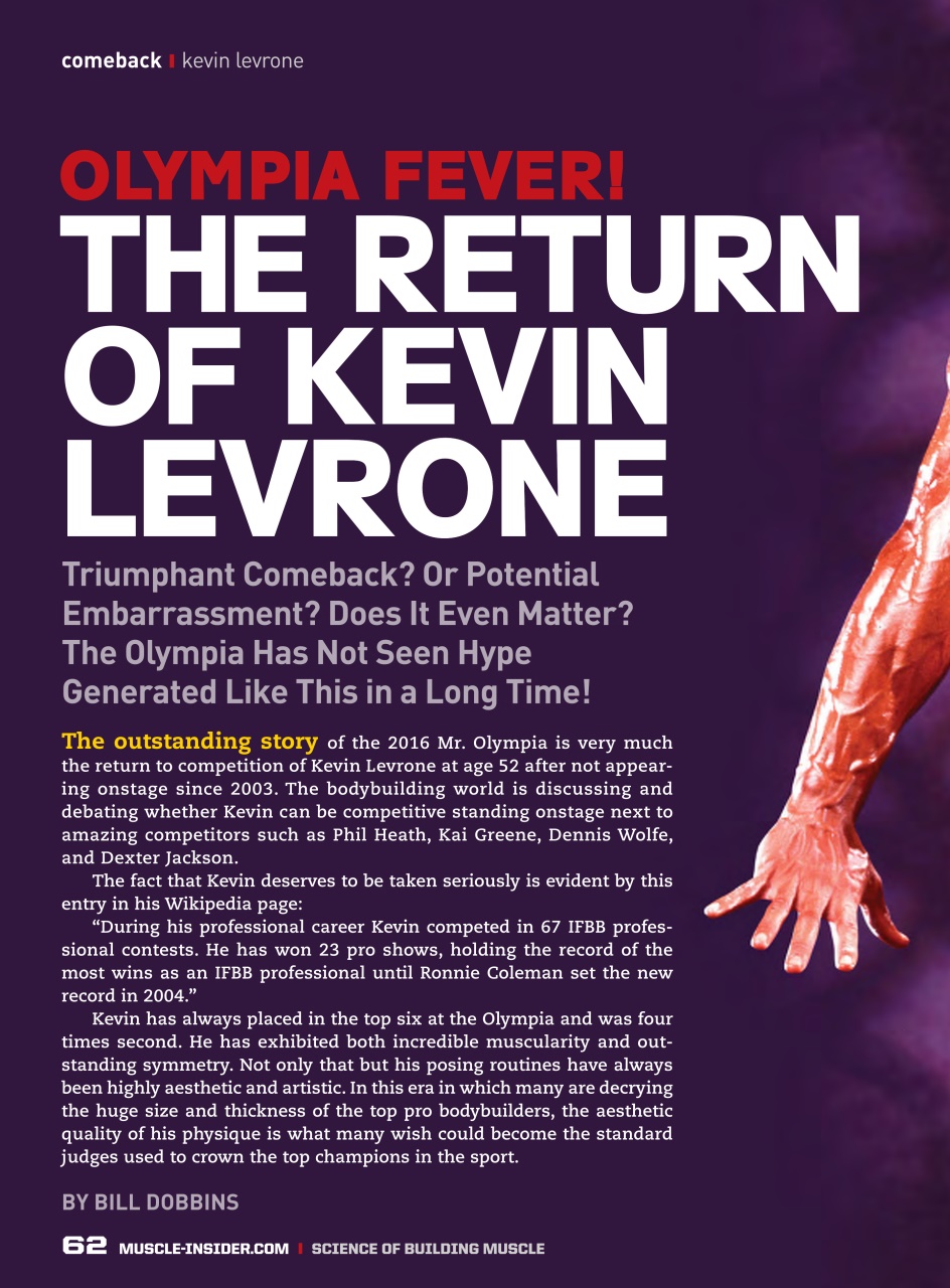 Muscle Insider Magazine Preview Pages