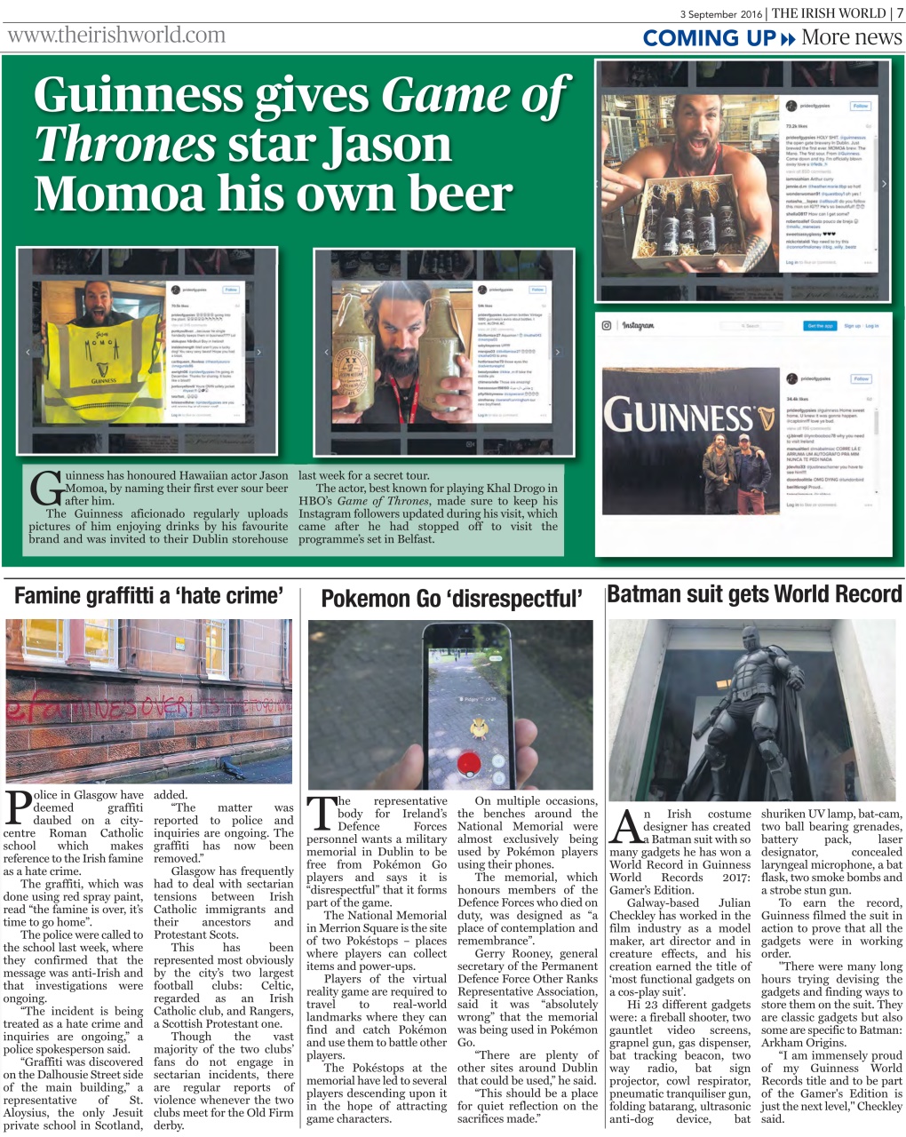 Irish World Preview Pages
