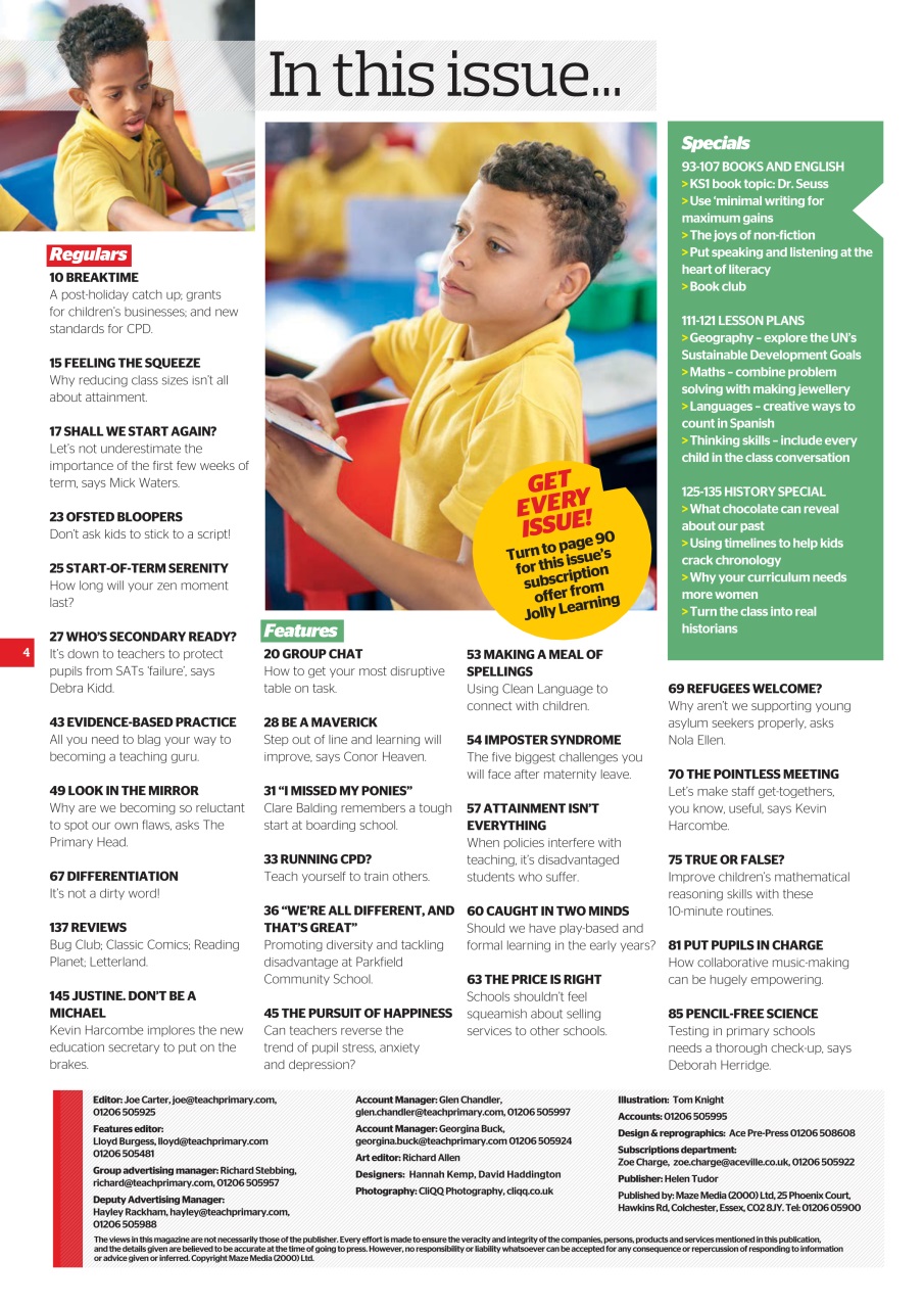 Teach Primary Preview Pages