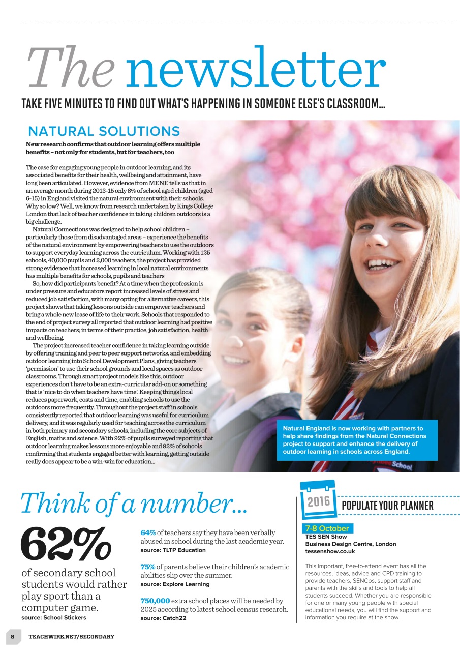 Teach Secondary Preview Pages