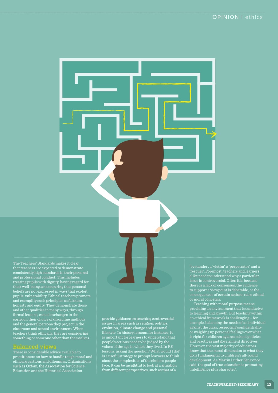 Teach Secondary Preview Pages