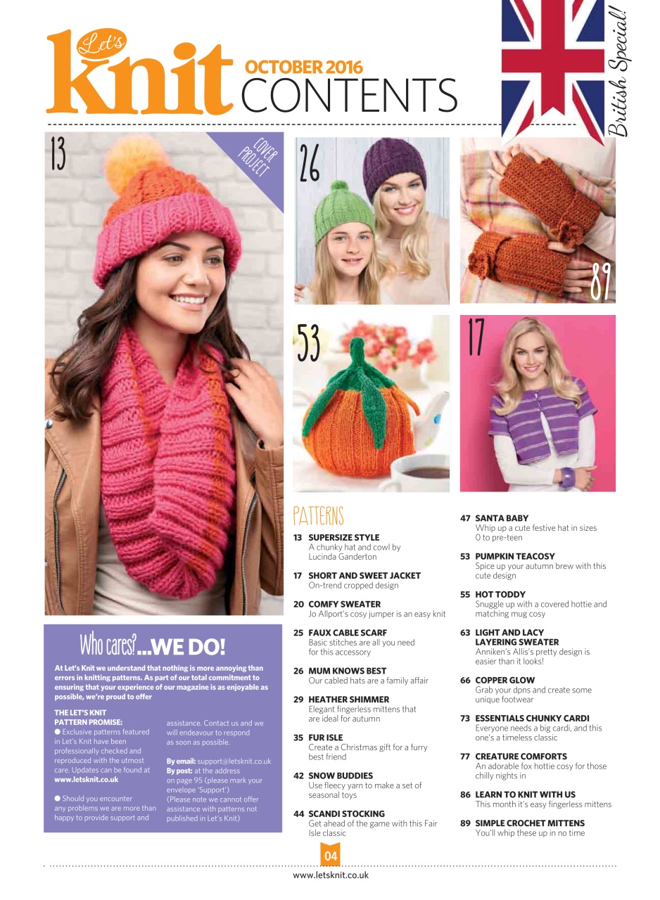 Let's Knit Preview Pages