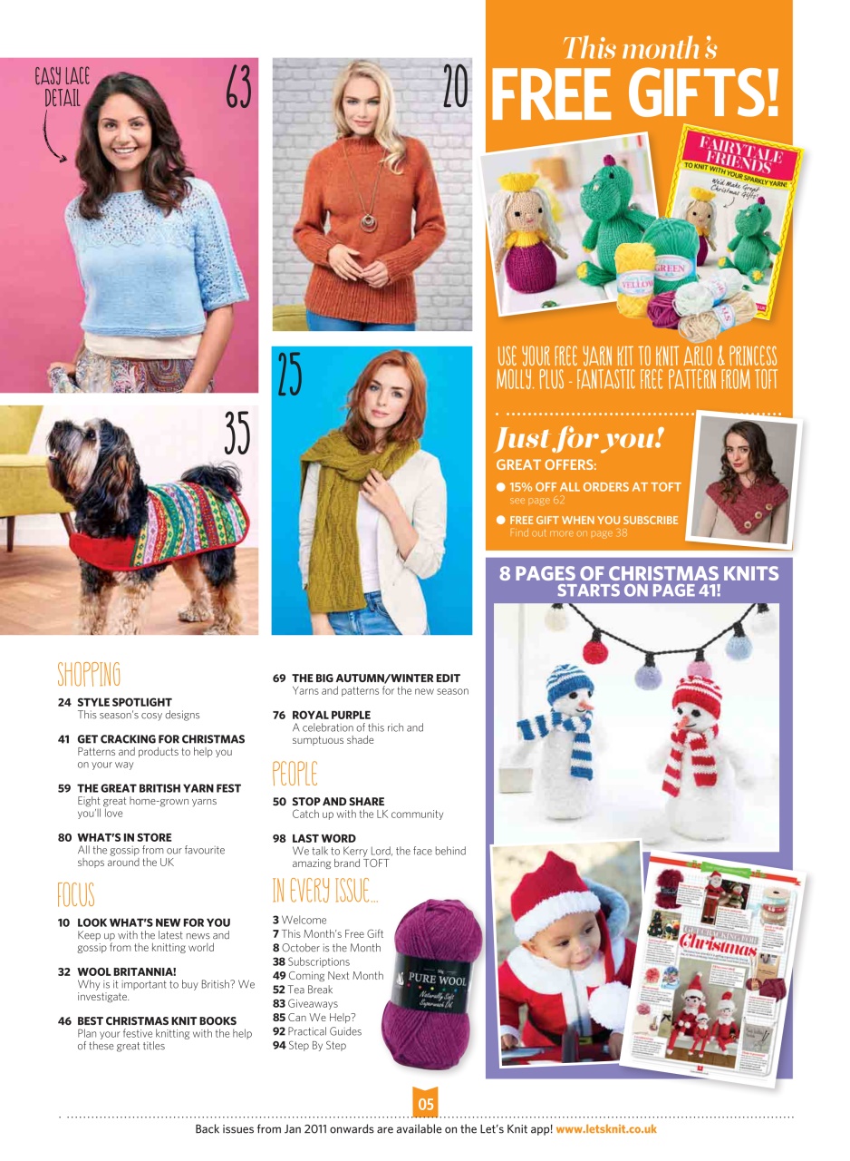 Let's Knit Preview Pages