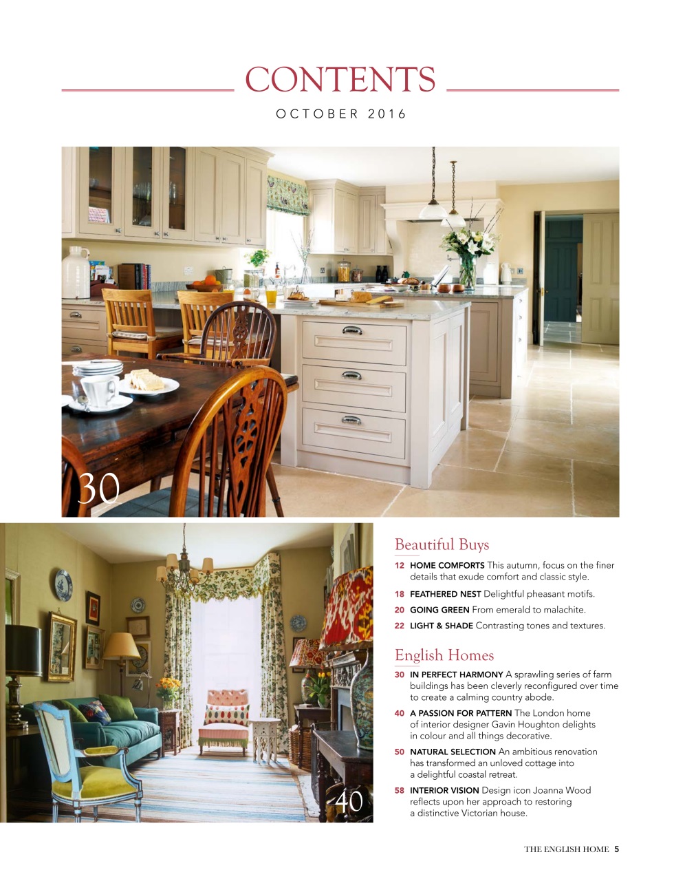 The English Home Preview Pages