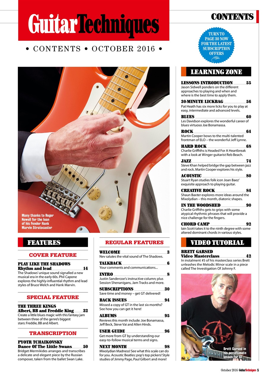 Guitar Techniques Preview Pages
