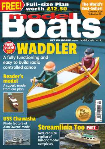 Model Boats issue October 2016
