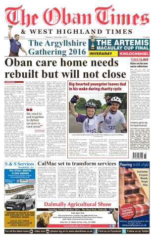 The Oban Times & Lochaber Times issue 1st September 2016