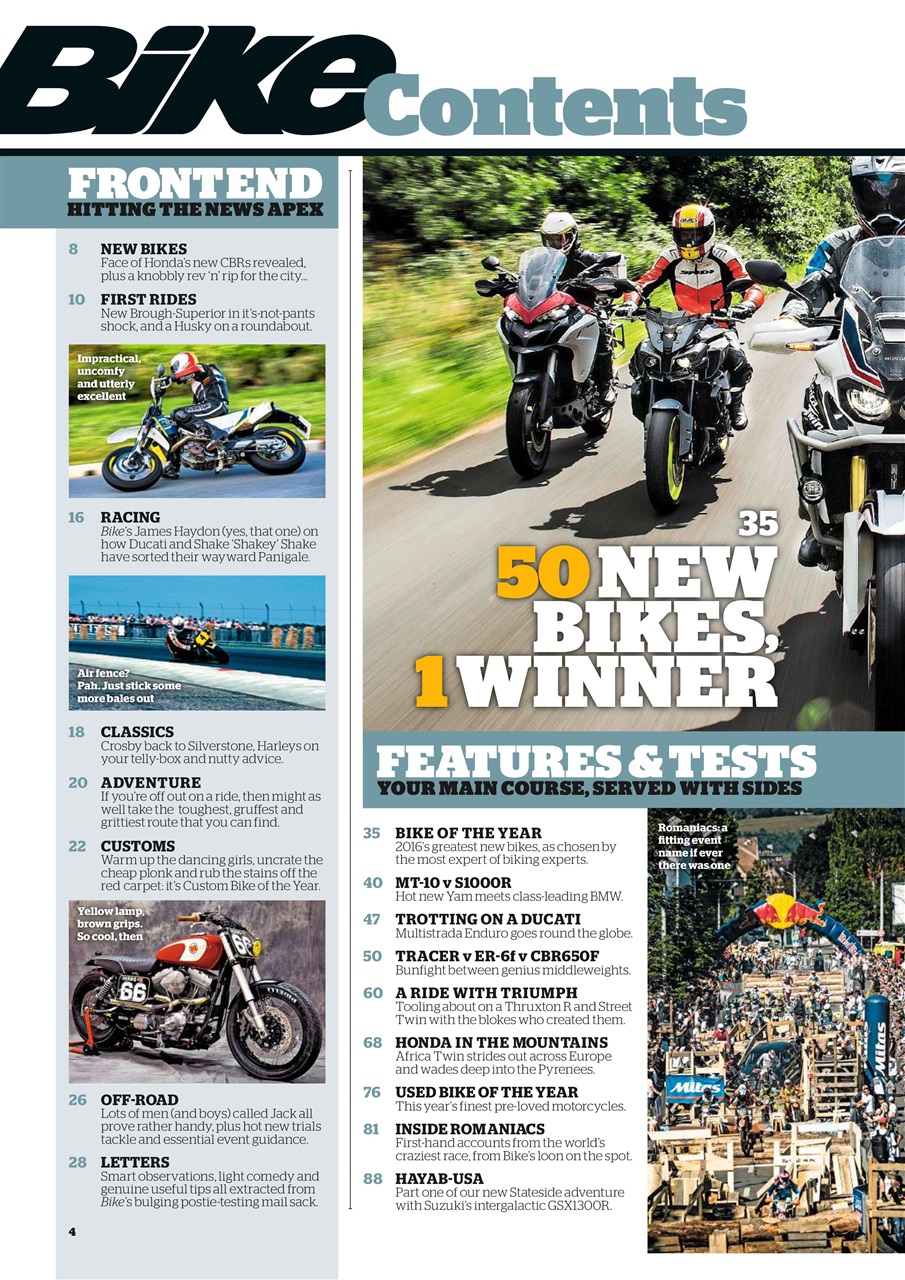 Bike Preview Pages