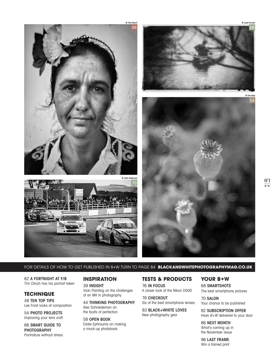 Black+White Photography Preview Pages