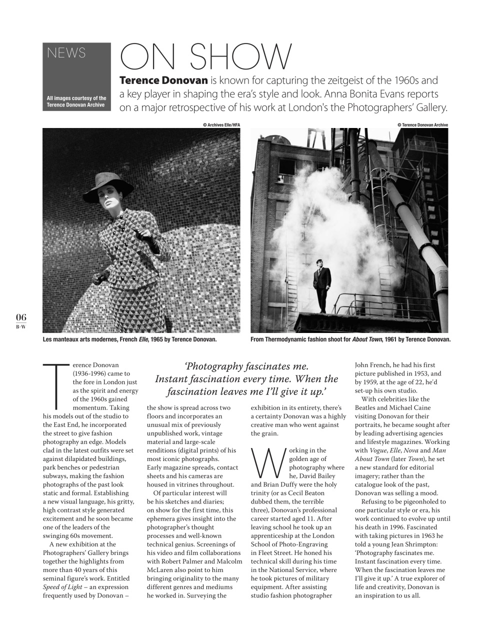 Black+White Photography Preview Pages