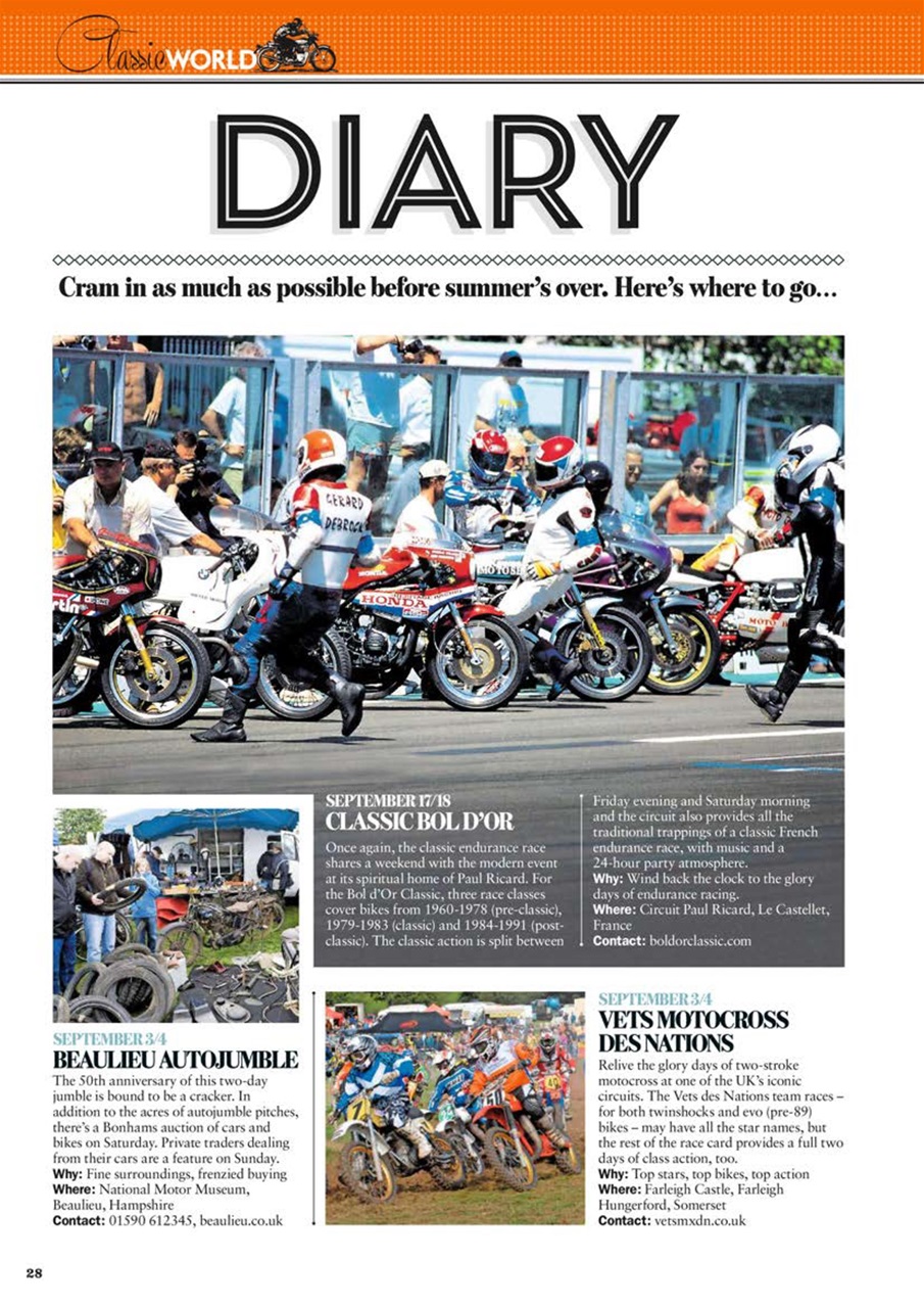 Classic Bike Preview Pages