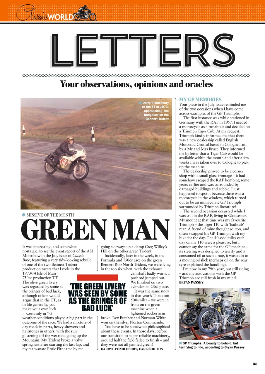 Classic Bike Preview Pages