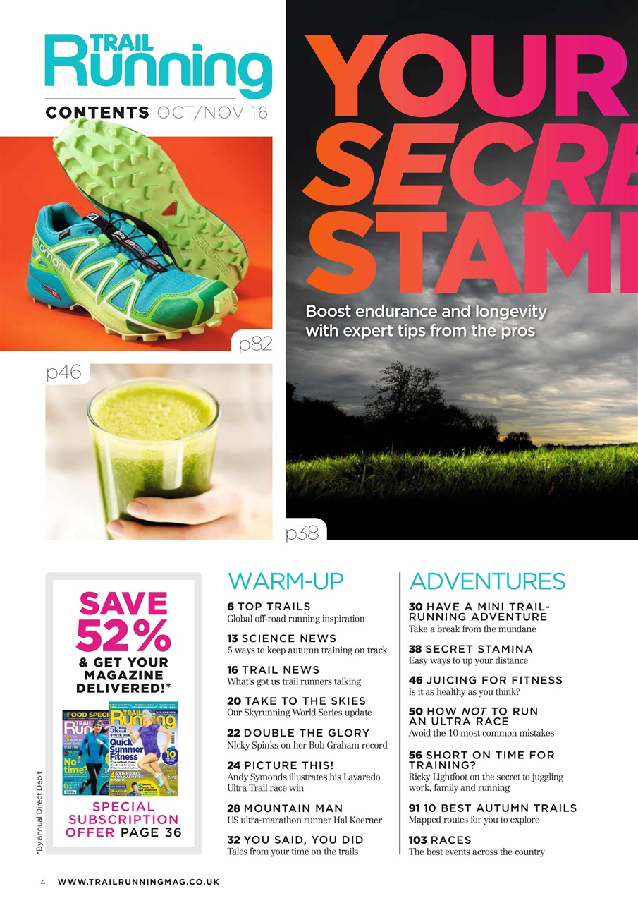 Trail Running Preview Pages