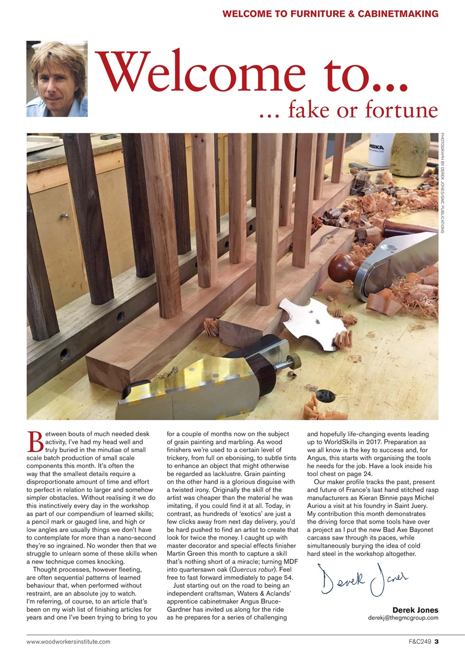 Furniture & Cabinetmaking Preview Pages