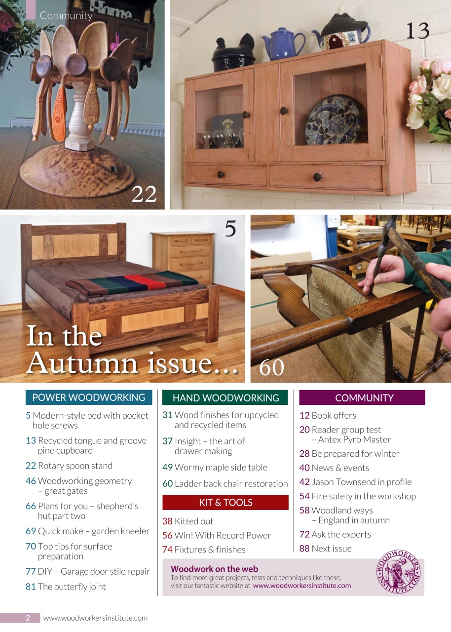 Woodworking Crafts Magazine Preview Pages
