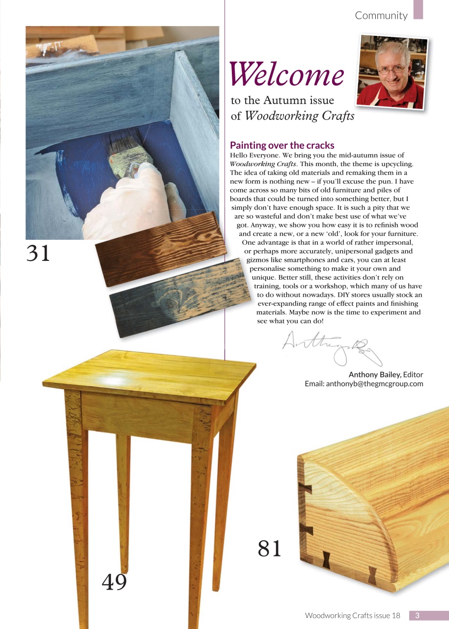 Woodworking Crafts Magazine Preview Pages