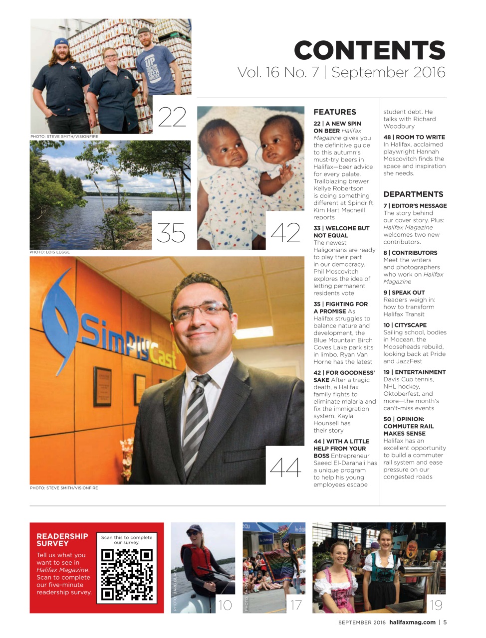 Halifax Magazine Preview Pages