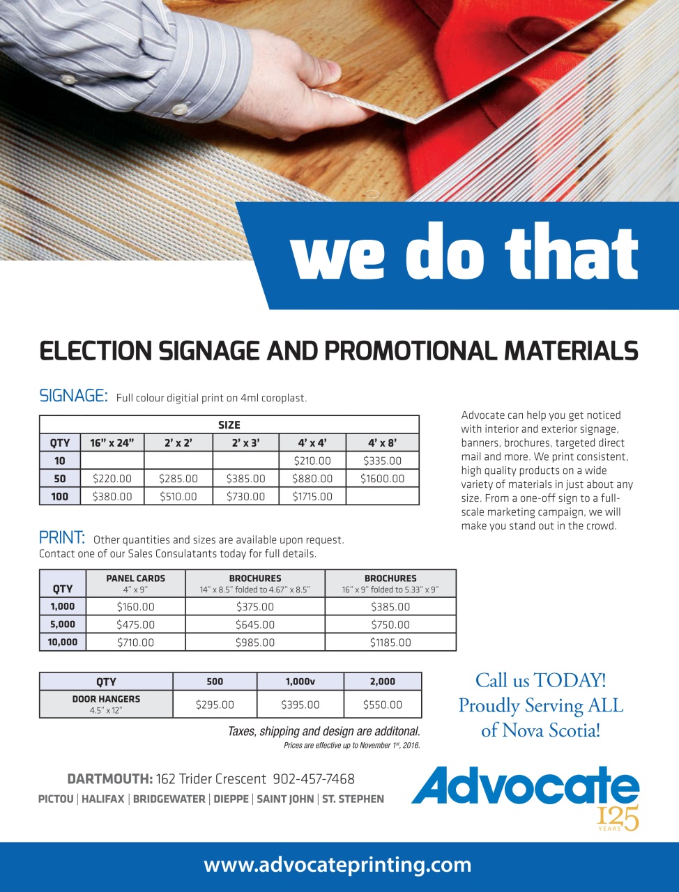 Halifax Magazine Preview Pages