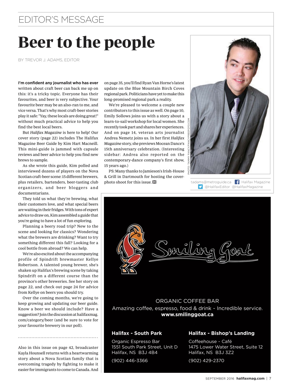 Halifax Magazine Preview Pages