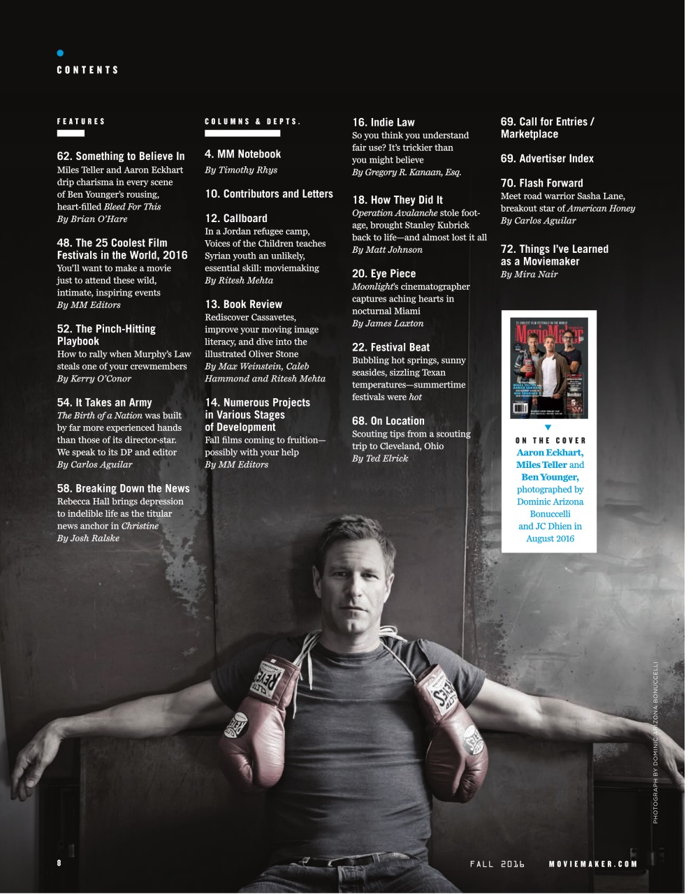 MovieMaker Magazine Preview Pages