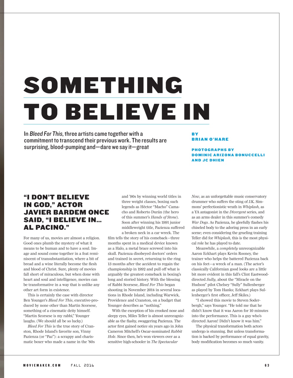 MovieMaker Magazine Preview Pages