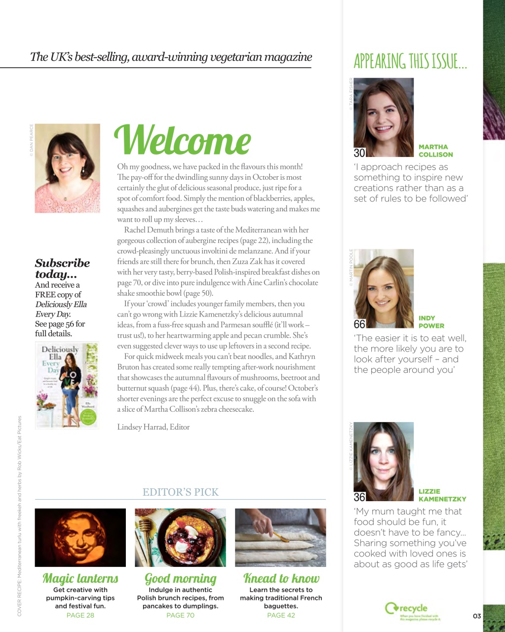 Vegetarian Living Preview Pages