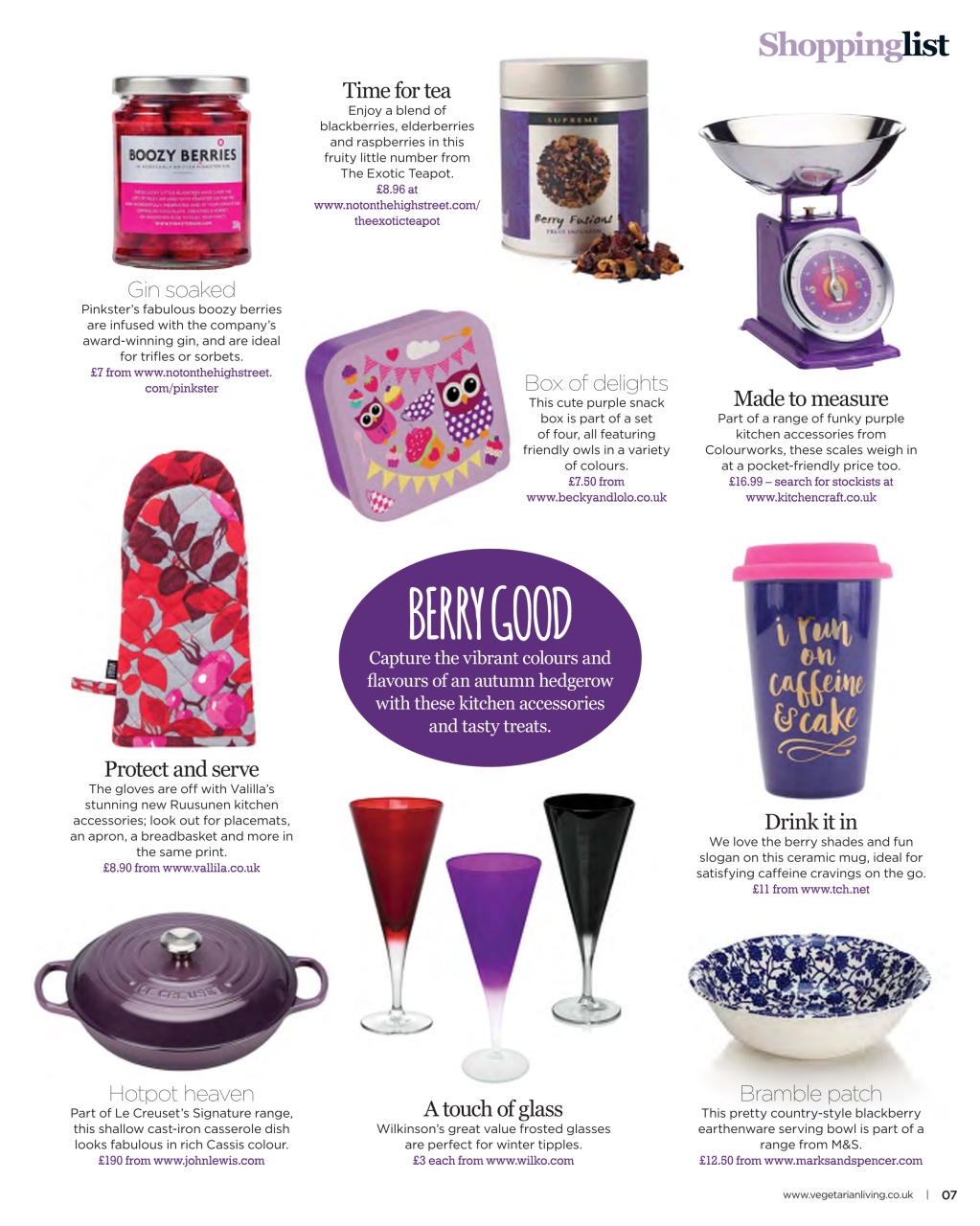 Vegetarian Living Preview Pages