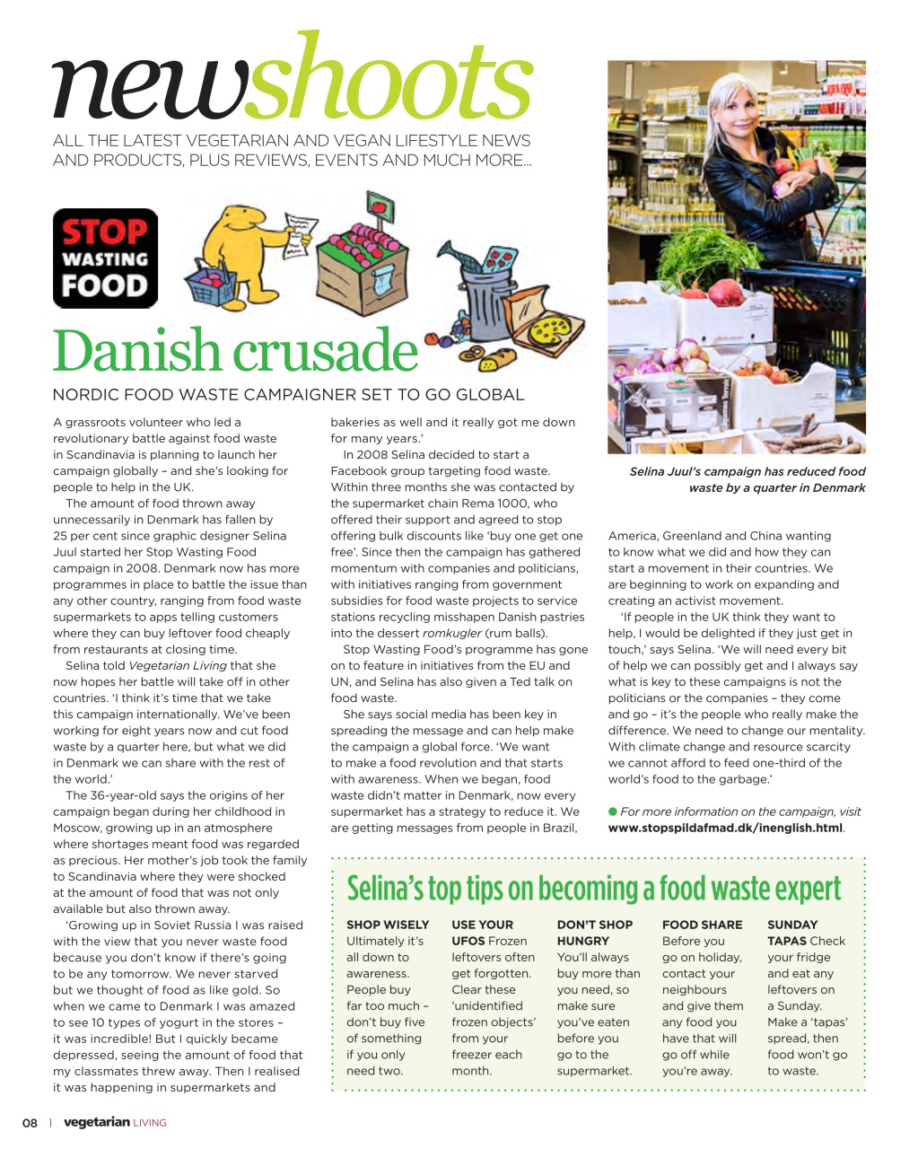 Vegetarian Living Preview Pages