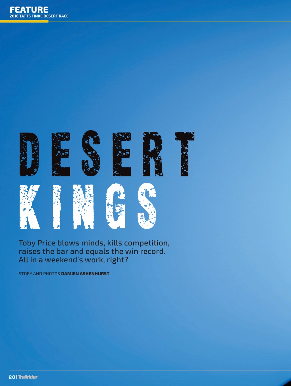 Trailrider Preview Pages