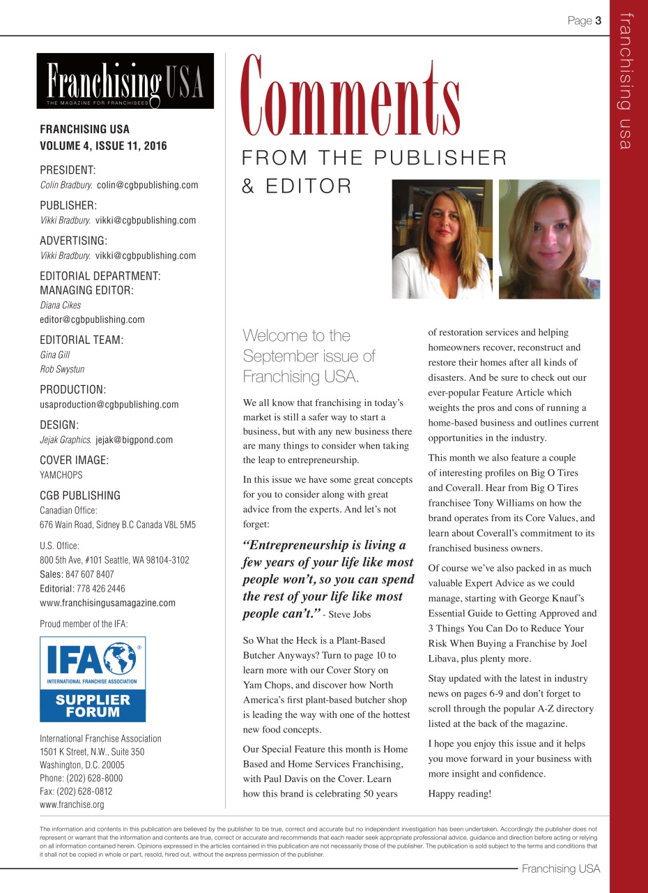 Franchising USA Preview Pages