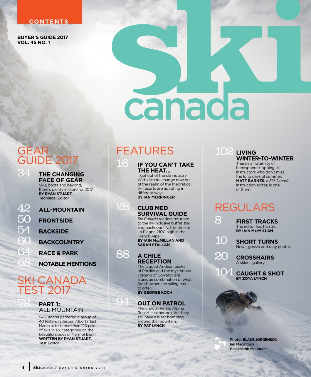 Ski Canada Preview Pages