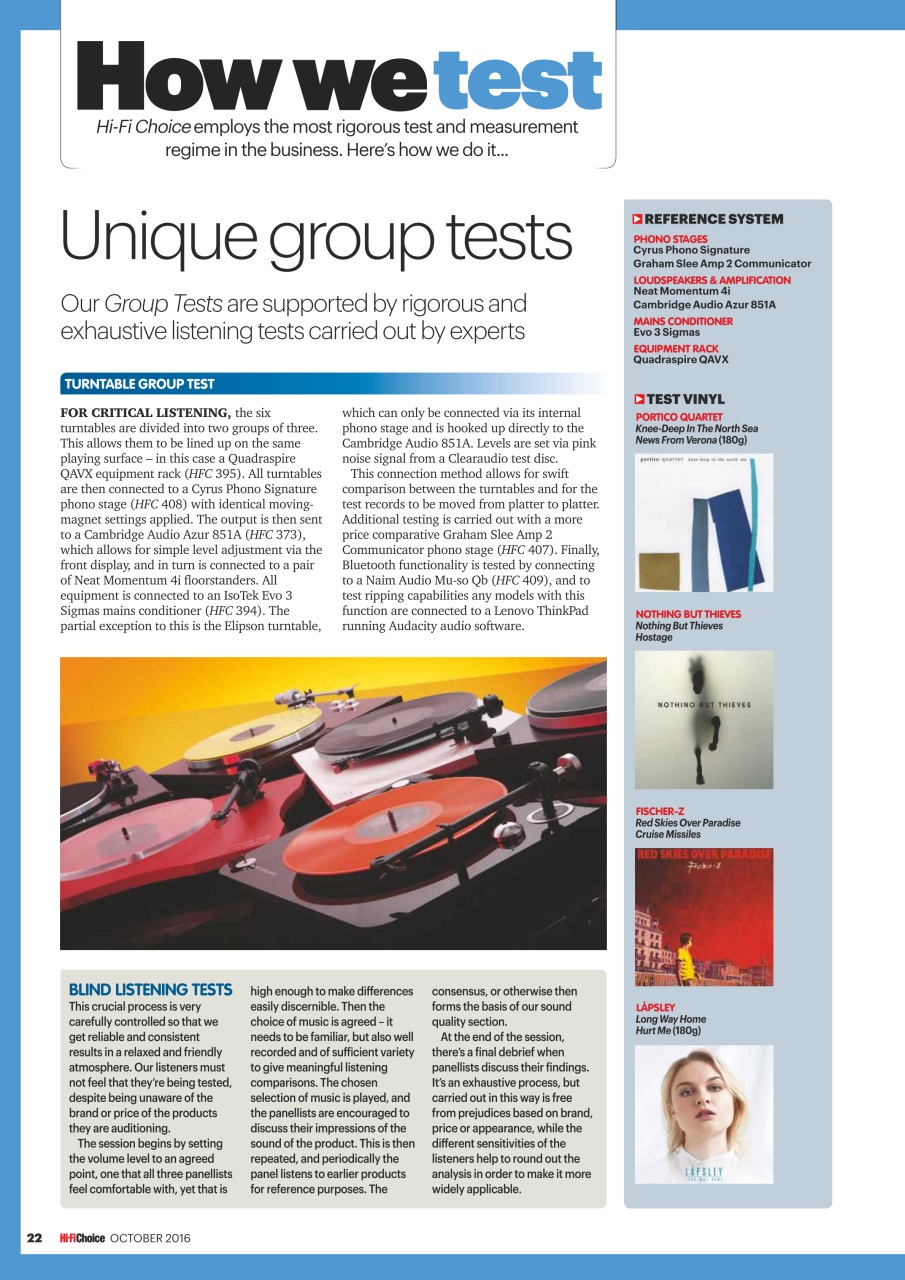 Hi-Fi Choice Preview Pages