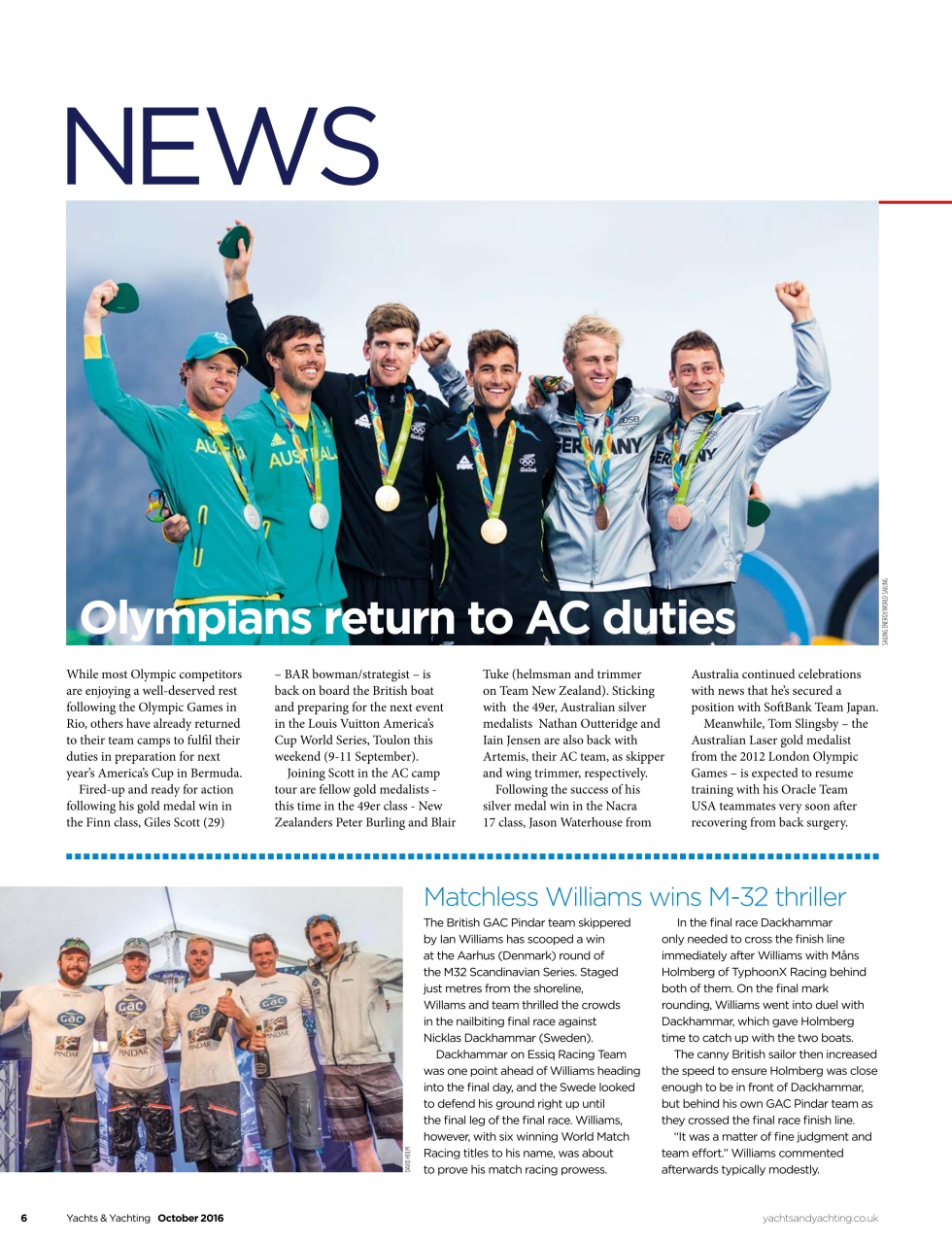 Yachts & Yachting Preview Pages