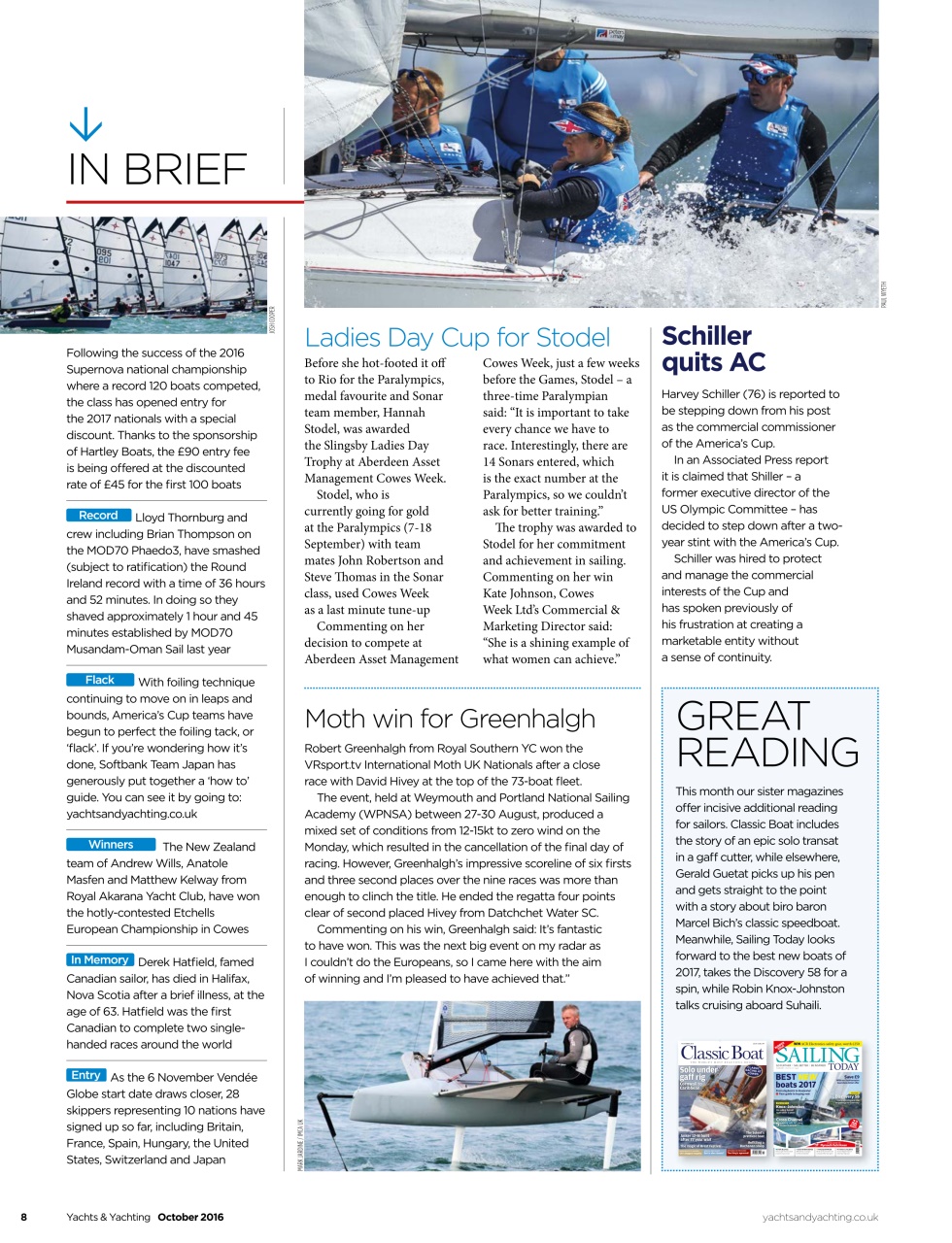 Yachts & Yachting Preview Pages