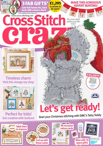 Cross Stitch Crazy issue November 2016