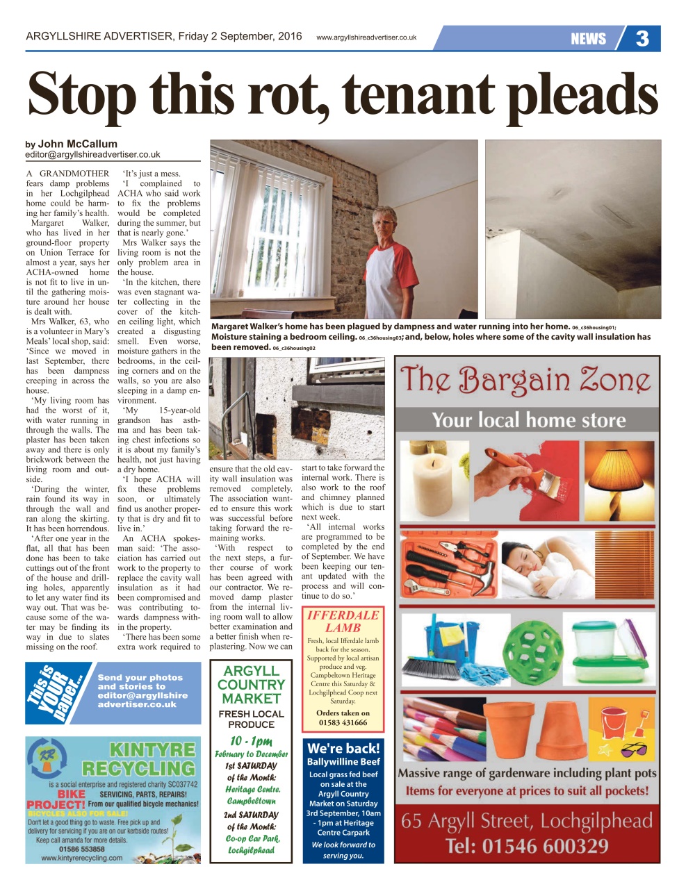 Argyllshire Advertiser Preview Pages