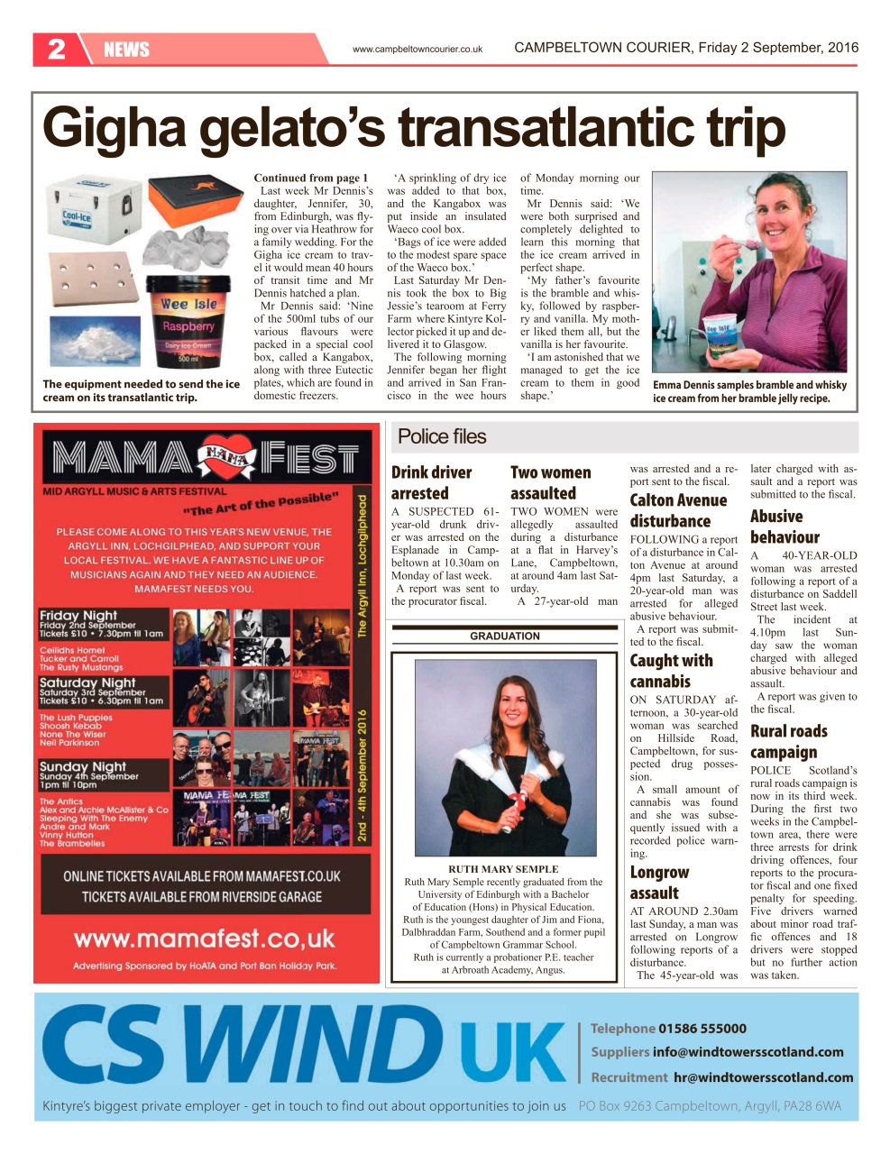 Campbeltown Courier Preview Pages