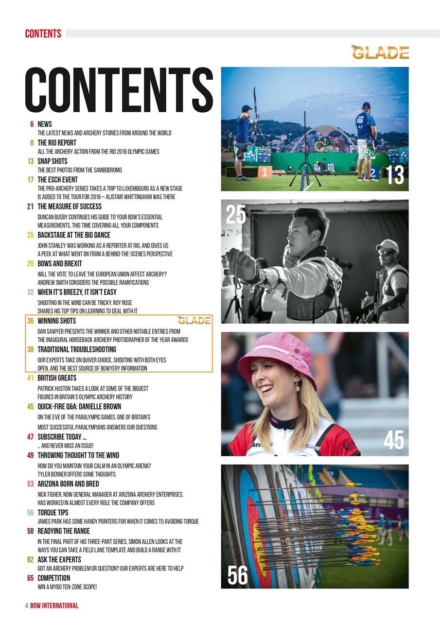 Bow International Preview Pages