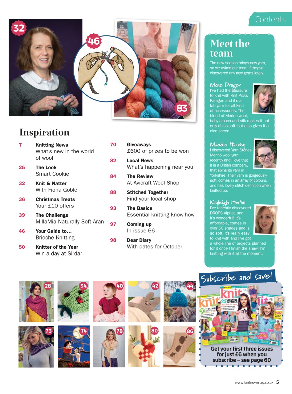 Knit Now Preview Pages