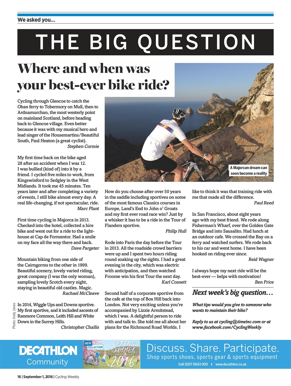 Cycling Weekly Preview Pages
