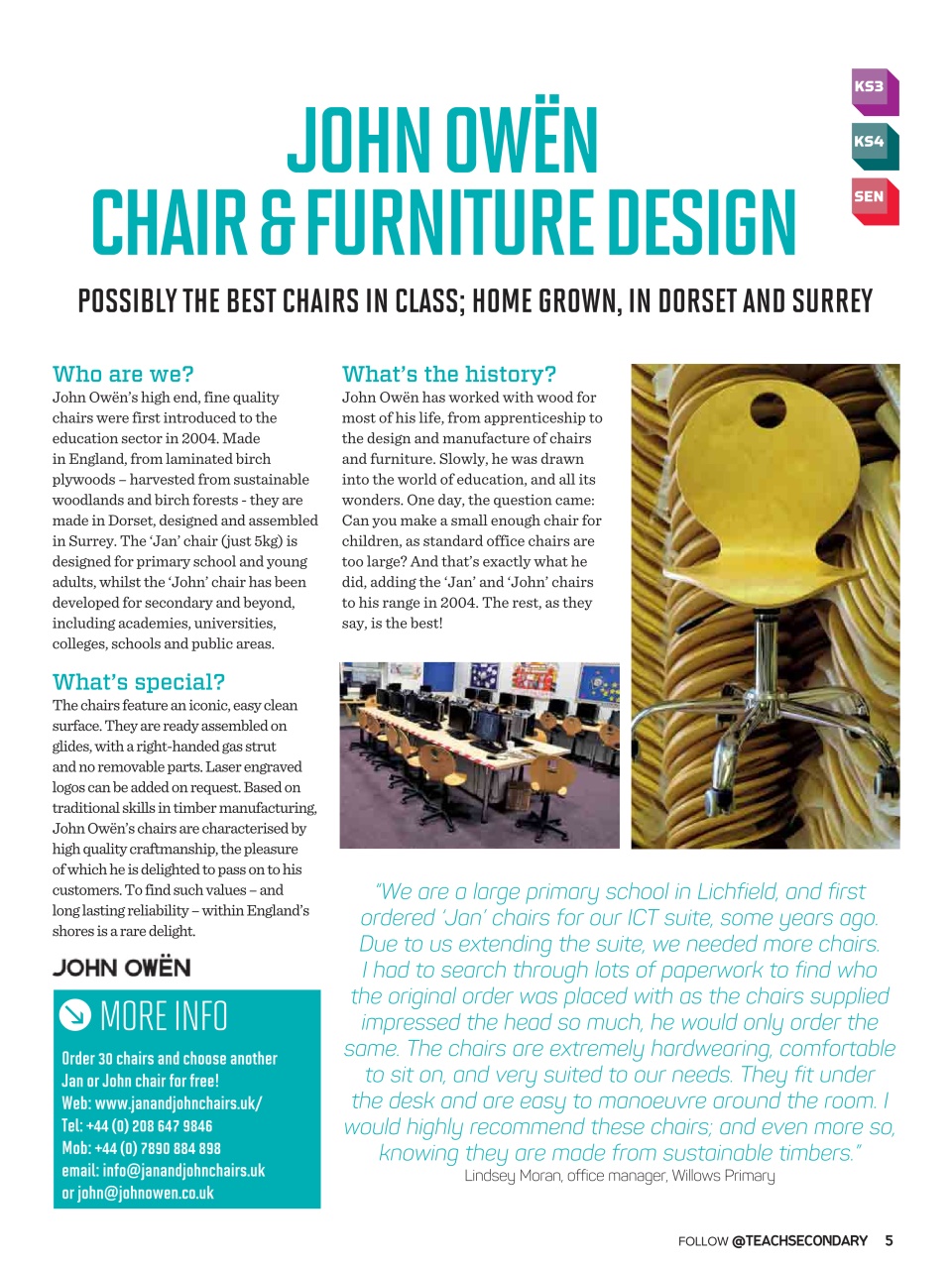 Teach Secondary Preview Pages