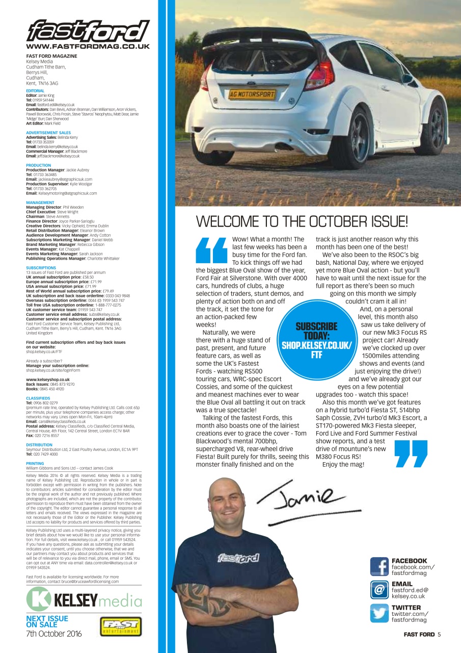 Fast Ford Preview Pages