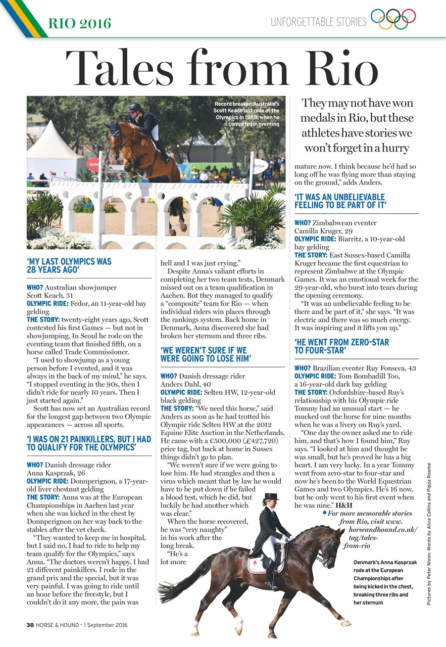 Horse & Hound Preview Pages