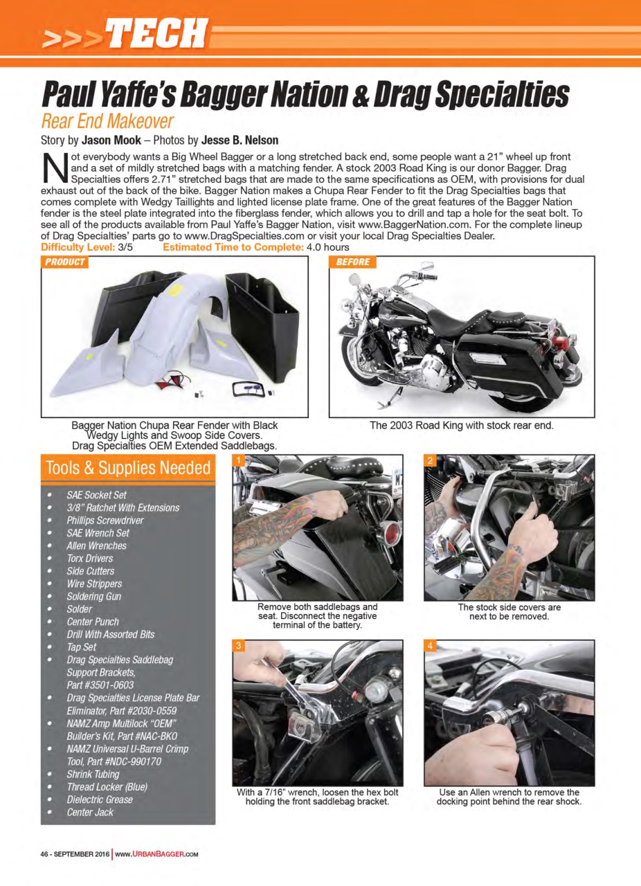 Urban Bagger Preview Pages