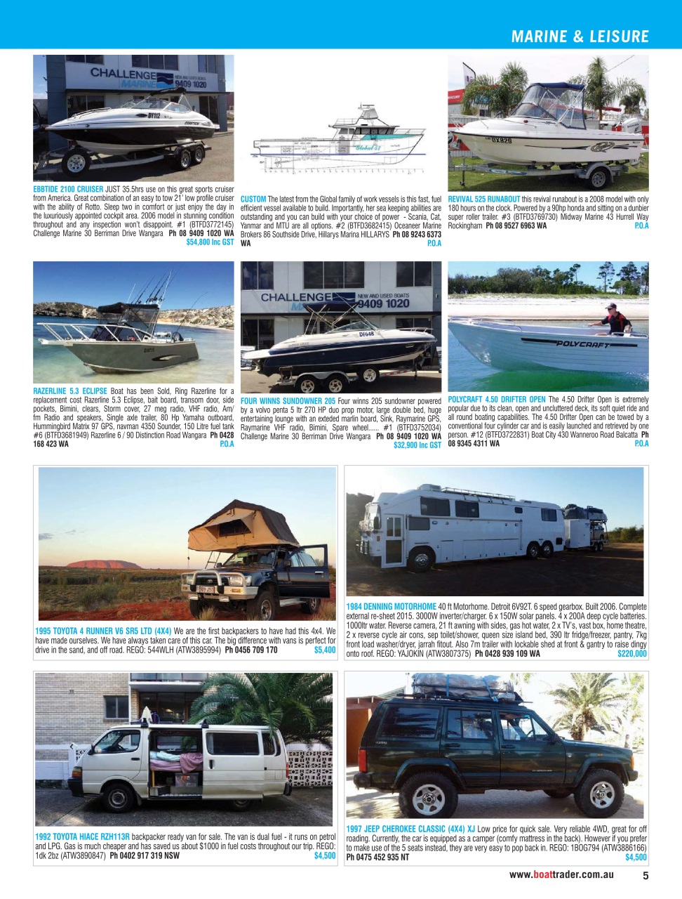 Boat Trader Australia Preview Pages